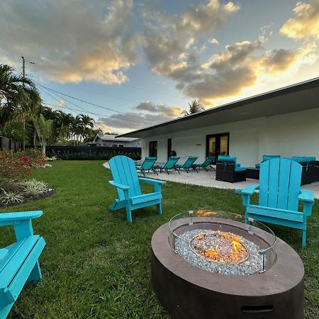 The Sun House - 3 Bed, 2 Bath, Private Pool, Fire Pit, Huge Backyard Villa Fort Lauderdale Bagian luar foto