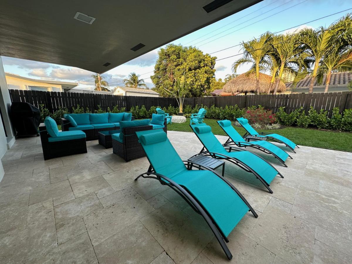 The Sun House - 3 Bed, 2 Bath, Private Pool, Fire Pit, Huge Backyard Villa Fort Lauderdale Bagian luar foto