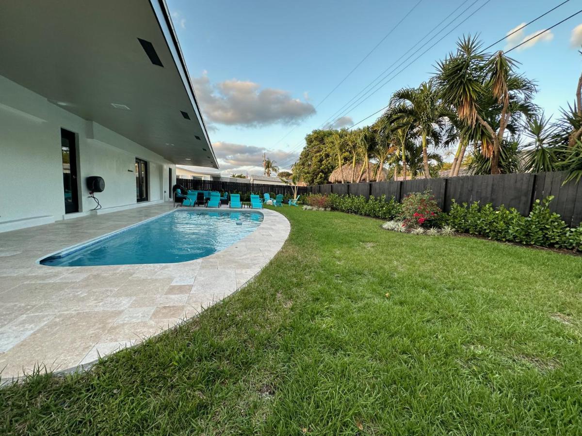 The Sun House - 3 Bed, 2 Bath, Private Pool, Fire Pit, Huge Backyard Villa Fort Lauderdale Bagian luar foto